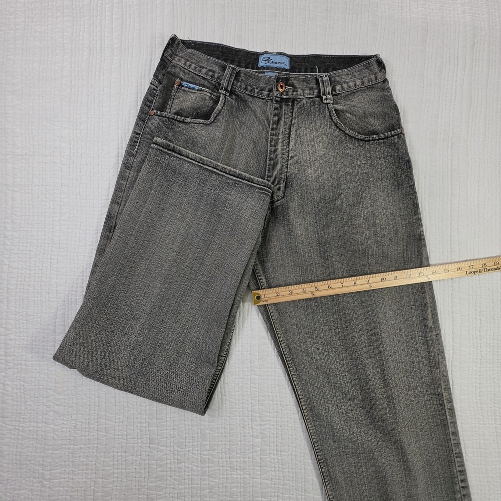 PJ Mark Jeans Men's 34x34 Concrete Wash Relaxed Fit Wide Leg Skater Punk Baggy - Picture 12 of 15